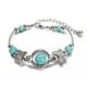 thumbnail image 1 of Pulsera Turquesa y Abalorios Mariposa, 1 of 2