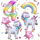 thumbnail image 1 of Set De Globos Con Temática De Unicornio Para Fiesta De 4 º Cumpleaños De Niña, 1 of 5