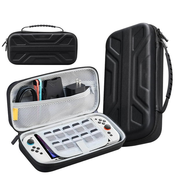 Funda de transporte para Nintendo Switch 2: funda rígida delgada con  espacio para guardar tarjetas de juego, bolsa de viaje inspirada en la  mecánica
