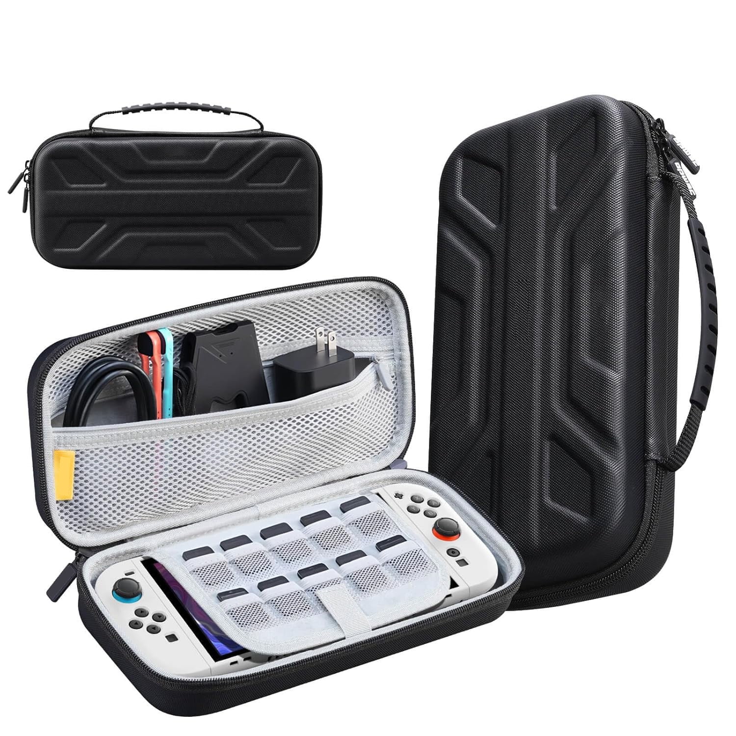 Genérico - Funda De Transporte Para Nintendo Switch 2: Funda Rígida Delgada Con Espacio Para Guardar Tarjetas De Juego, Bolsa De Viaje Inspirada En La Mecánica