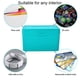 thumbnail image 4 of Caja apilable para tarjetas de índice con tapa abatible de 3 x 5 pulgadas, capacidad para tarjetas, caja de almacenamiento de escritorio de 14,5 x 8,5 x 9 cm, 4 of 5