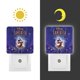 thumbnail image 3 of Fantasía Luz nocturna LED con sensor de anochecer a amanecer para dormitorio, baño, pasillo, escaleras - Lámpara LED nocturna de enchufe, 0.5W - 1 pieza, 3 of 6