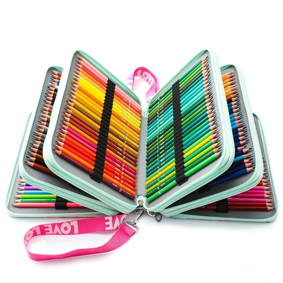 Set de Lápices de Colores KALOUR 256 piezas Núcleo Suave con Estuche
