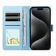 thumbnail image 2 of Funda Billetera FOXDOCK Compatible con iPhone 14 Plus , Diseño Perrito Tierno, Ranuras para Tarjetas y Soporte Plegable, 2 of 6