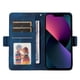 thumbnail image 4 of Carcasa FOXDOCK Vivo V50 Lite de cuero PU, diseño acolchado clásico, protección contra caídas y rayones, 4 of 5