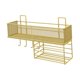 thumbnail image 5 of Estante De Almacenamiento Para Ba?o, Moderno Estante De Ducha Para Comedor, Oficina, Dormitorios, Dorado, 5 of 5
