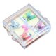 thumbnail image 3 of 1:12 Casa De Muñecas Mini Mariposa Color Brillante Decoración De Paisajismo Hecha A Mano 5 Uds, 3 of 5