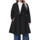 thumbnail image 1 of Agnes Orinda Trajes de Halloween Abrigos de Mujer Tallas Grandes Solapa de Muesca Doble Botonadura Elegante Trinchera Invierno Línea A Abrigos de Guisante 4X Negro, 1 of 6