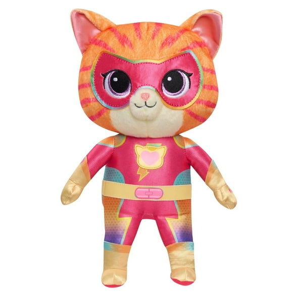 Peluche SUPER KITTIES Ginny superhéroe sonido y luz