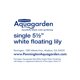 thumbnail image 2 of Lily Pennington Aquagarden flotante, 14 cm de diámetro, plástico, 2 of 4