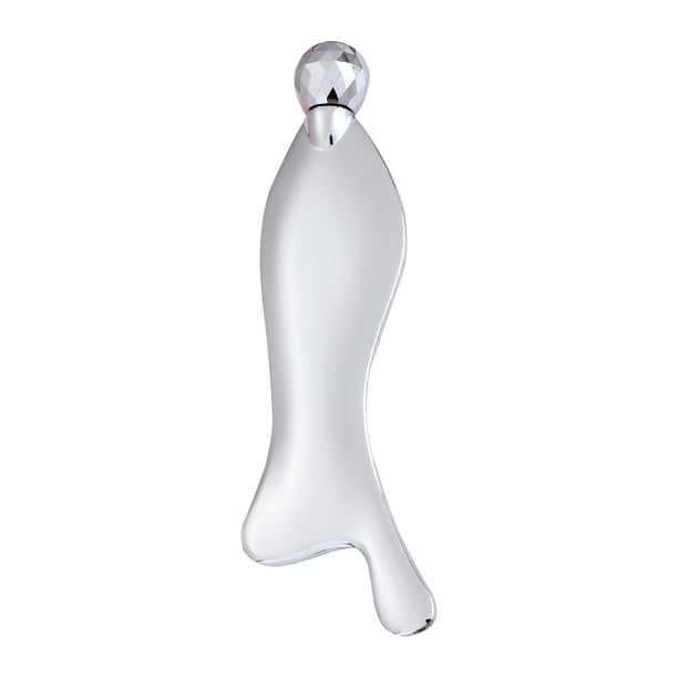 Fish Guasha board face lift lymphatic drainage stainless Steel Guasha neck 3D roller beauty massage tool