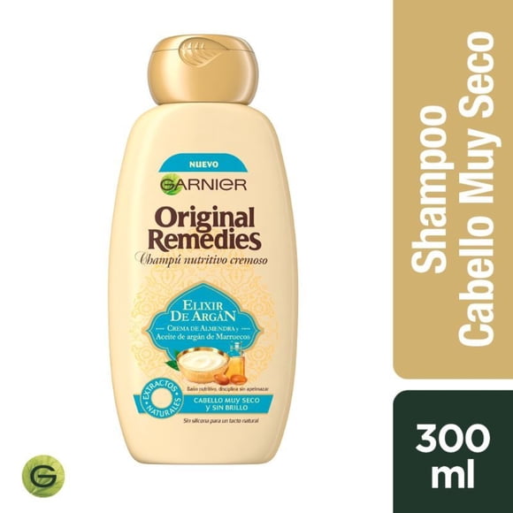 GARNIER ORIGINAL REMEDIES SHAMPOO ELIXIR DE ARGAN DE 300ML