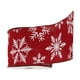 thumbnail image 2 of Lazos De Regalo De Cinta Navideña Con Borde De Alambre Para Manualidades De Festivales, Regalos De Fiesta, Copos De Nieve Blancos, 2 of 5