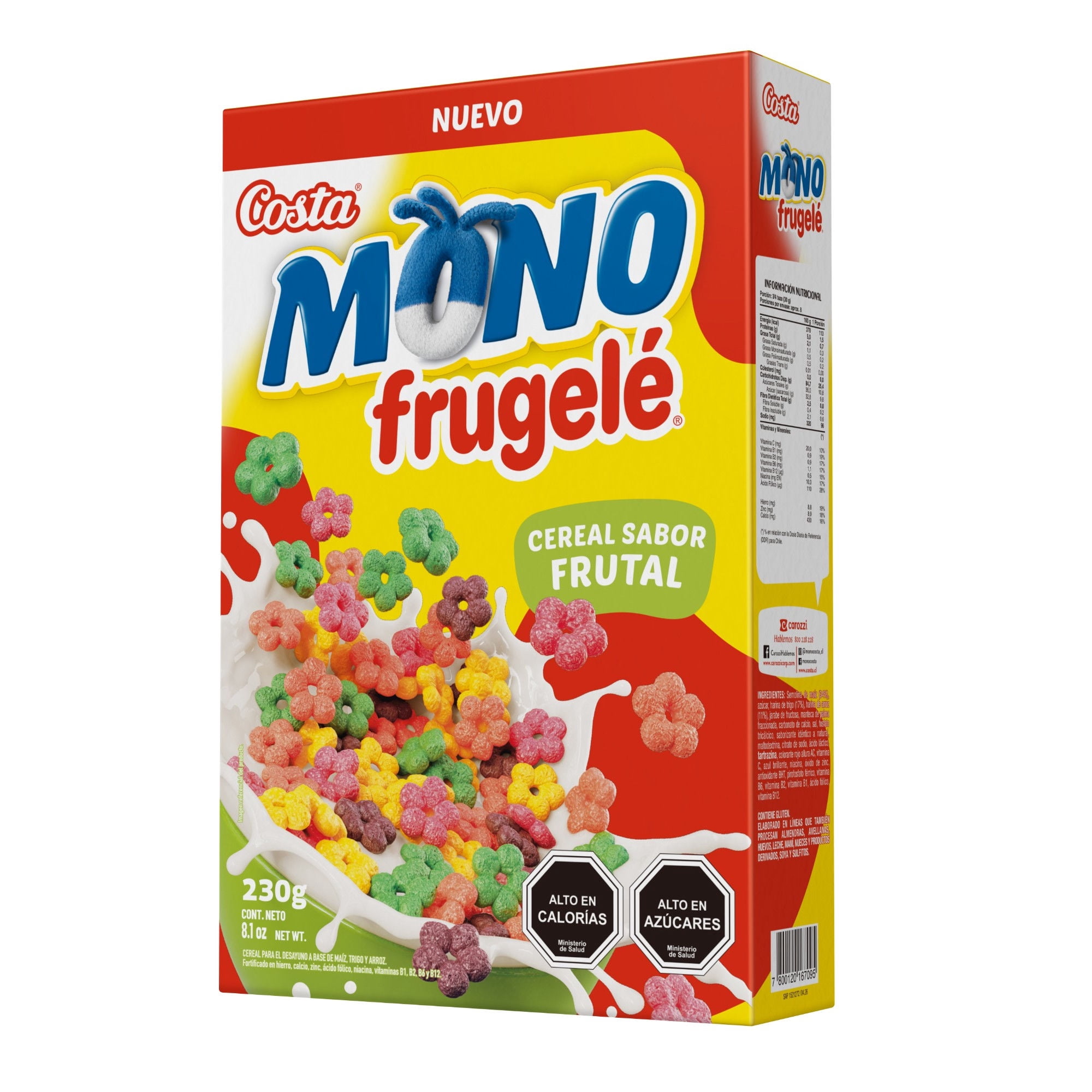 Cereal Mono Frugele 230 g Costa