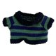 thumbnail image 3 of Suéter De Punto Para Muñeco De Peluche, Ropa De Bricolaje De Moda, Top Para Muñecas De 15 Cm, Rayas Verdes, 3 of 3