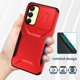 thumbnail image 4 of Funda Resistente para Samsung Galaxy A25 5G con Tapa Deslizante y Protección Militar Rojo, 4 of 6