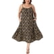 thumbnail image 2 of Agnes Orinda Vestido Maxi de Talla Grande para Mujer, Estilo Bohemio con Estampado, Tirantes Espagueti, Corte Suelto, para la Escuela, Universidad, Pascua, Playa, Verano, Vacaciones, 3X Negro, 2 of 6