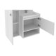 thumbnail image 3 of Despensa Mueble De Baño Con Lavamanos Y Espejo Blanco, 3 of 3