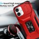 thumbnail image 4 of Funda Armada para iPhone 16 Plus con Tapa Deslizante y Soporte Magnético Giratorio Rojo, 4 of 5