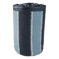 Frazada Andes Listada 2 Plaza Azul Celeste