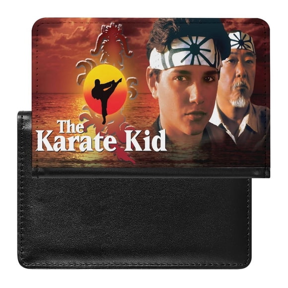 Porta Pasaporte Desmarcar Karate Kid 10cm x 15cm Negro