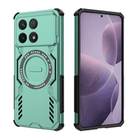 Funda Foxdock Para Xiaomi Poco F6 Pro , Magnética, Resistente A Golpes, Con Soporte, Unisex, Carga Inalámbrica