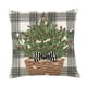 thumbnail image 3 of Funda De Almohada Decorativa, Funda De Cojín Suave Creativa Para Café, Granja, Sofá, Estilo C, 3 of 3