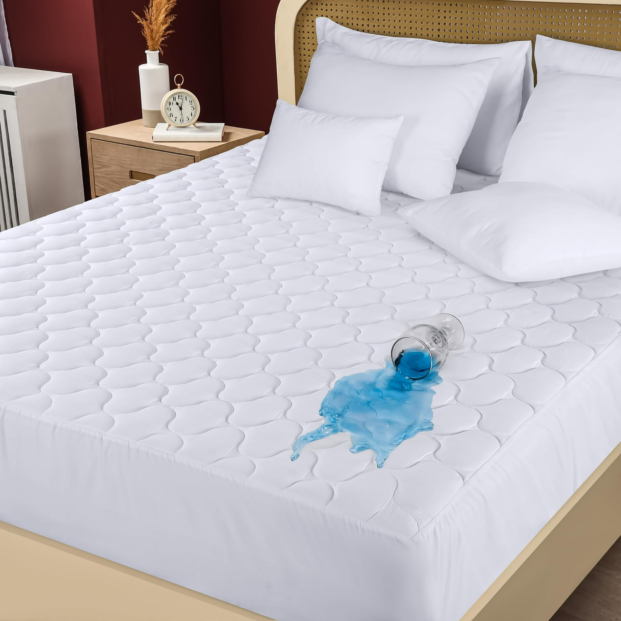 Protector De Colchón Impermeable Utopia Bedding King Size
