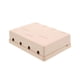 thumbnail image 3 of Caja De Montaje Superficial De 4 Puertos Para Jack Keystone Ethernet, 3 of 8