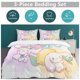 thumbnail image 5 of Cinnamoroll Quilt Set Thicken Soft 3 Pieces Bedding Set All Season Duvet Cove with 2 Pillowcases for Adult Women Girls Teens Home Room Decor, 5 of 5