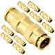 thumbnail image 1 of Empalmes Push to Connect QWORK, tubo y manguera de aire (paquete de 10), 1 of 8