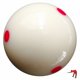 thumbnail image 1 of Bola de Billar Loto 57 mm 6 puntos rojos Grado AAA 170 g, 1 of 8