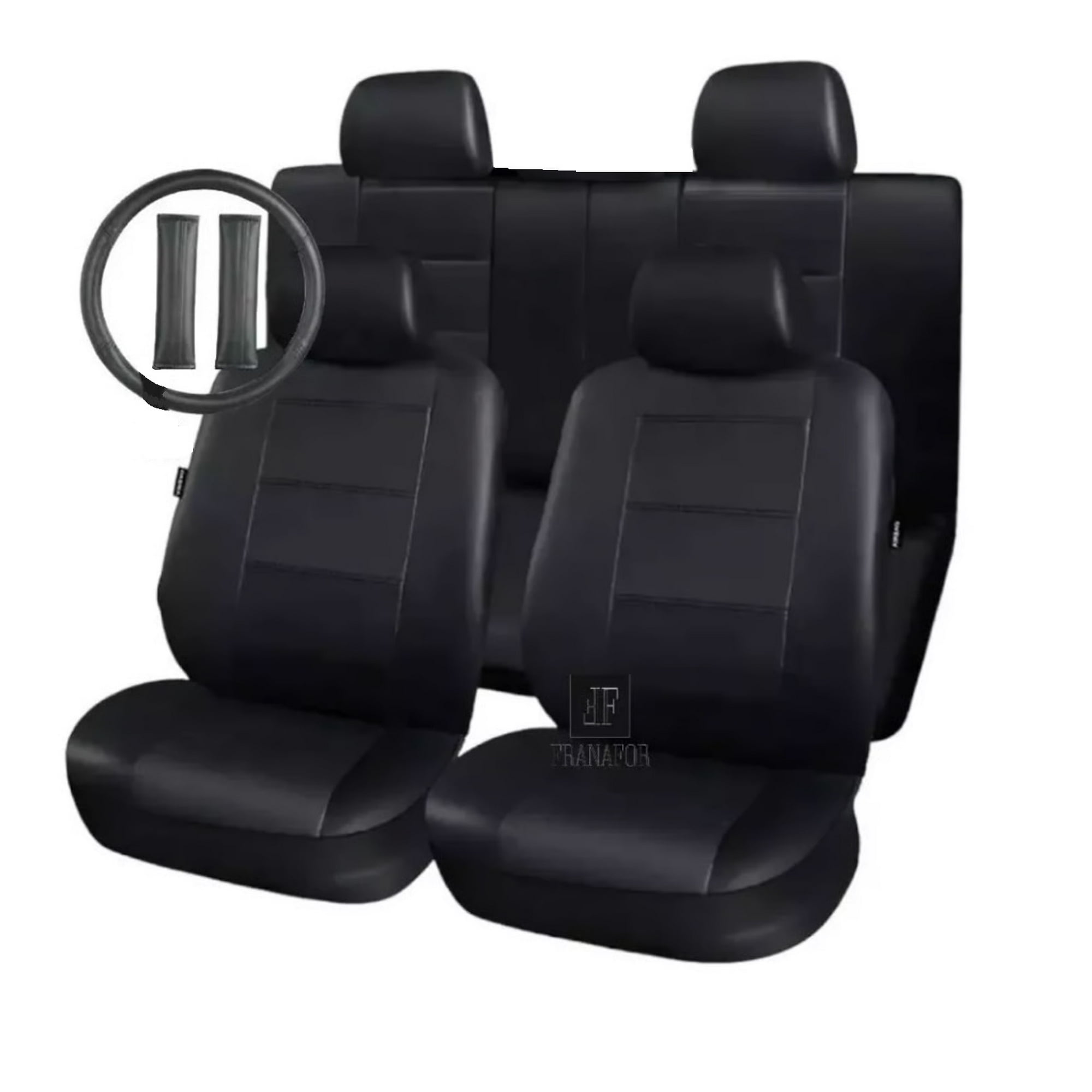 Franafor - Fundas Cubre Asiento Para Autos Universales Ecocuero