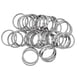 thumbnail image 3 of 50 piezas de hierro redondo de Split llaveros llaveros Loop joyas resultados 20 mm, 3 of 5
