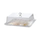 thumbnail image 3 of Soporte Para Tartas De Acrílico A Prueba De Polvo, Soporte Para Tartas, Donas, Magdalenas, Fiestas Festivas, Rectangular, Dorado M, 3 of 5