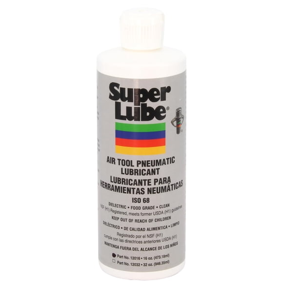 Lubricante Air Tool Super Lube 12016, botella de 473 ml
