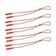 thumbnail image 1 of 6 X 5 Piezas Correa De Gafas De Silicona Portátil Soporte De Gafas Deportivas Para Hombres Y Mujeres Rojo, 1 of 1