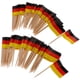 thumbnail image 4 of 100 piezas decorativas bandera palillos fiesta comida decoraciones Alemania, 4 of 5