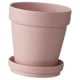 thumbnail image 2 of Maceta Resistente Con Platillo Para Suculentas, Manualidades, Recuerdo De Boda, Color Rosa, 2 of 5