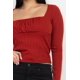 thumbnail image 5 of Top de Cuello Cuadrado Fruncido, 5 of 5