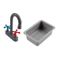Magideal - Cocina De Juguete Para Niños De 3 A 6 Años. Diversión Asegurada. Mejora La Coordinación Mano-Ojo. Mini Fregadero Y Grifo Realistas Para Juegos De Rol.