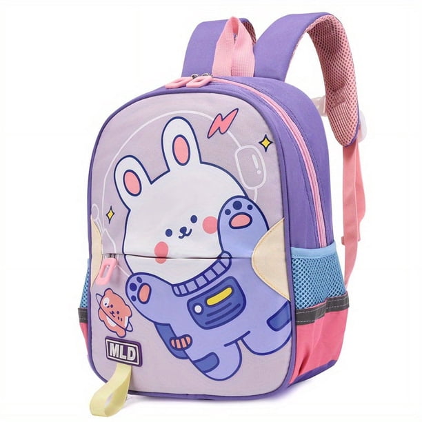 Children's Kawaii Cute Cartoon Animal Backpack, Unicorn Dinosaur Rabbit Cute Pattern School Bag School Season Gift Birthday Gift, Kindergarten Primary School Travel Bag