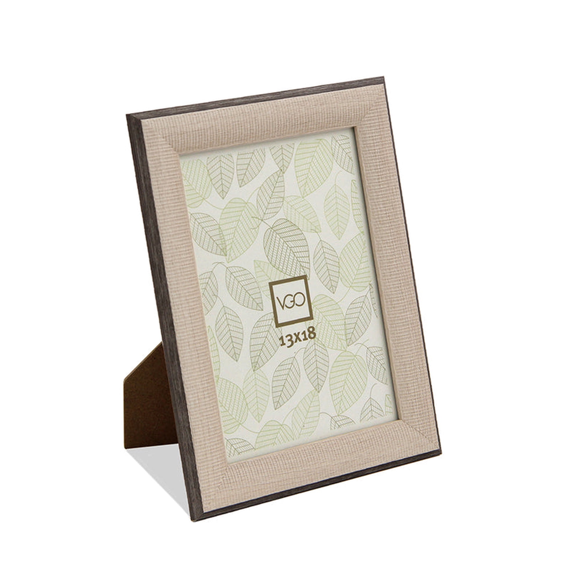 Vgo - Marco Plástico Tramado 15x20 Gris