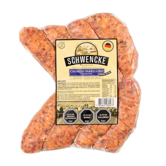Chorizo Parrillero Premium 8 Un, 500 gr