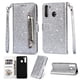 thumbnail image 1 of Funda para FOXDOCK Elegante funda Samsung Galaxy A21 Glitter con cremallera-Ideal para el uso diario, 1 of 5