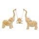 thumbnail image 4 of Conjunto De Estatua De Elefante Escultura De Colección De Animales Artesanales Para Regalo Familiar Conjunto 1, 4 of 5