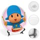 thumbnail image 4 of POCOYO Plato decorativo de porcelana fina (bone china), plato decorativo de cerámica para hogar, oficina, soporte de pared, platos decorativos para dormitorio - 6 pulgadas (15 cm), 4 of 6