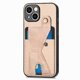 thumbnail image 2 of Funda Resistente para iPhone 15 con Tarjetero y Soporte, Diseño Magnético Blanco, 2 of 5
