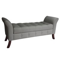 Genérico - Banqueta Baul Regatta Color Gris