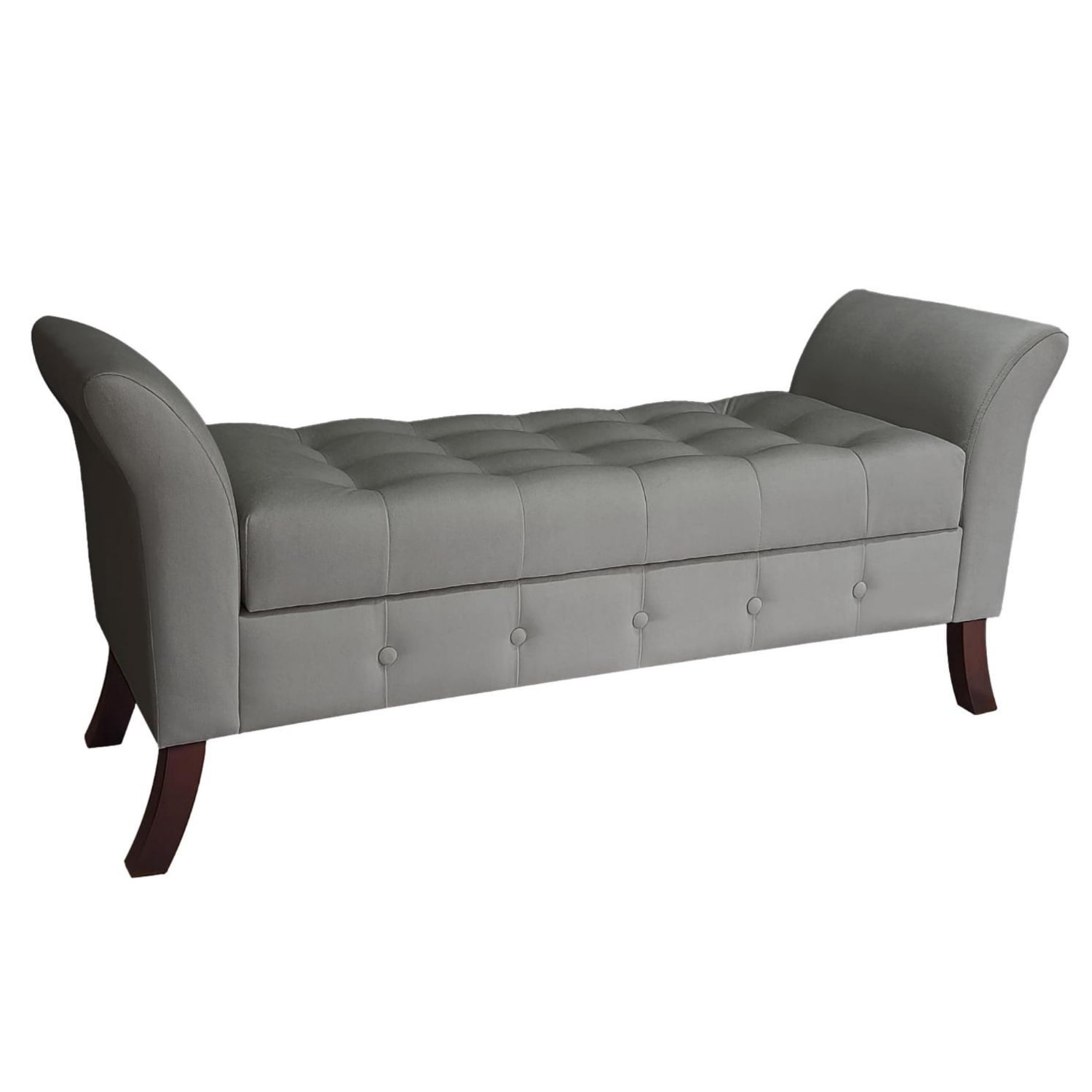 Genérico - Banqueta Baul Regatta Color Gris